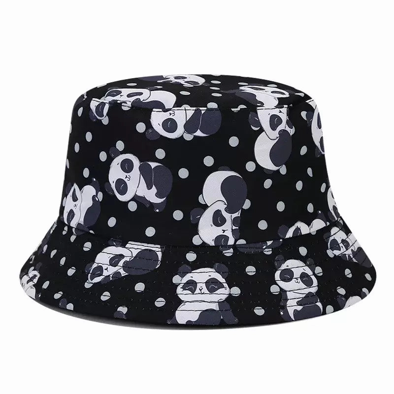 Baby Panda Kids Reversible Bucket Hat