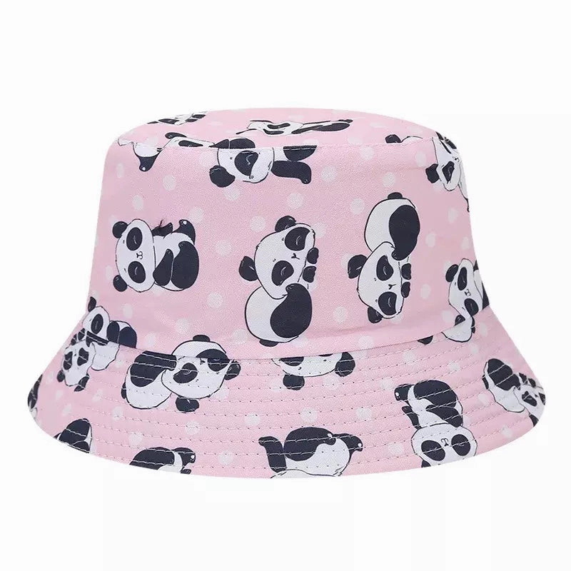 Baby Panda Kids Reversible Bucket Hat