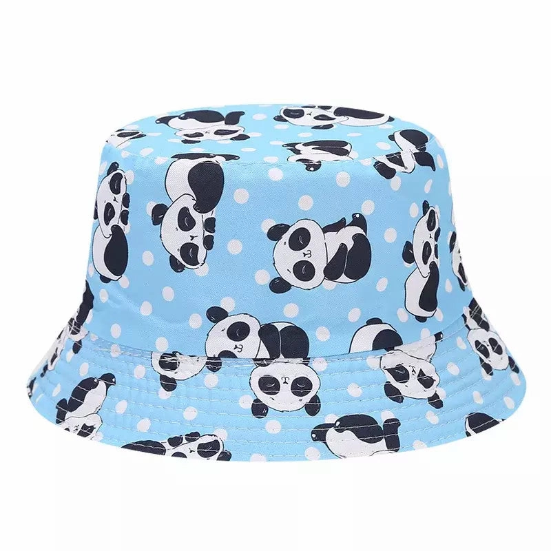 Baby Panda Kids Reversible Bucket Hat