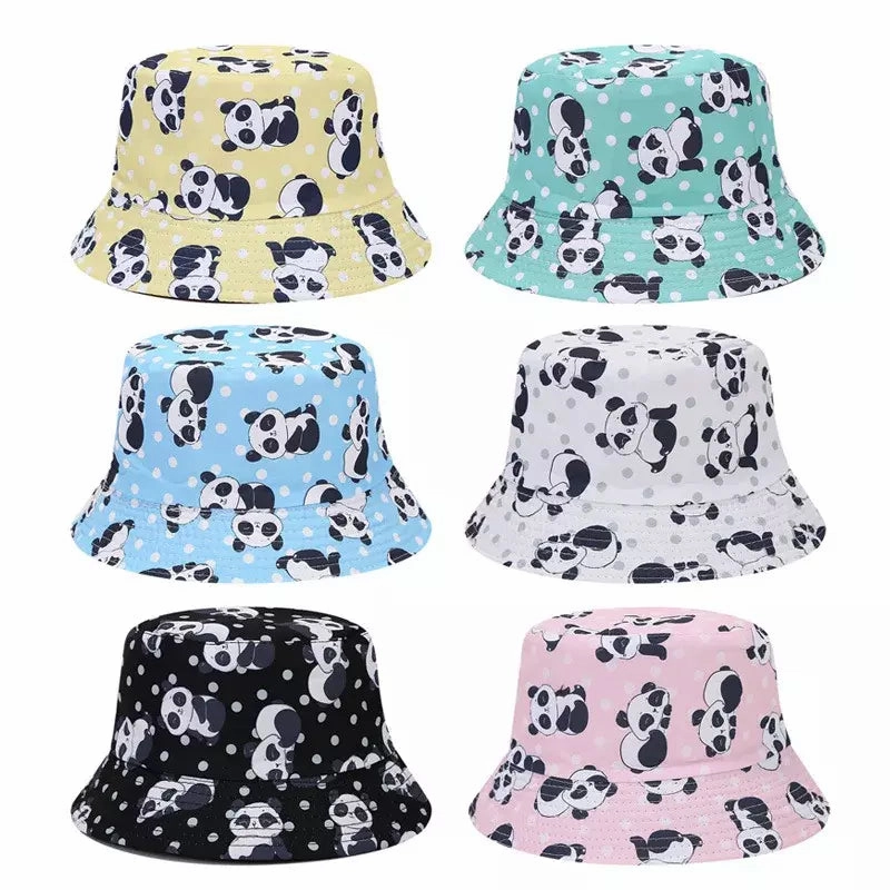 Baby Panda Kids Reversible Bucket Hat