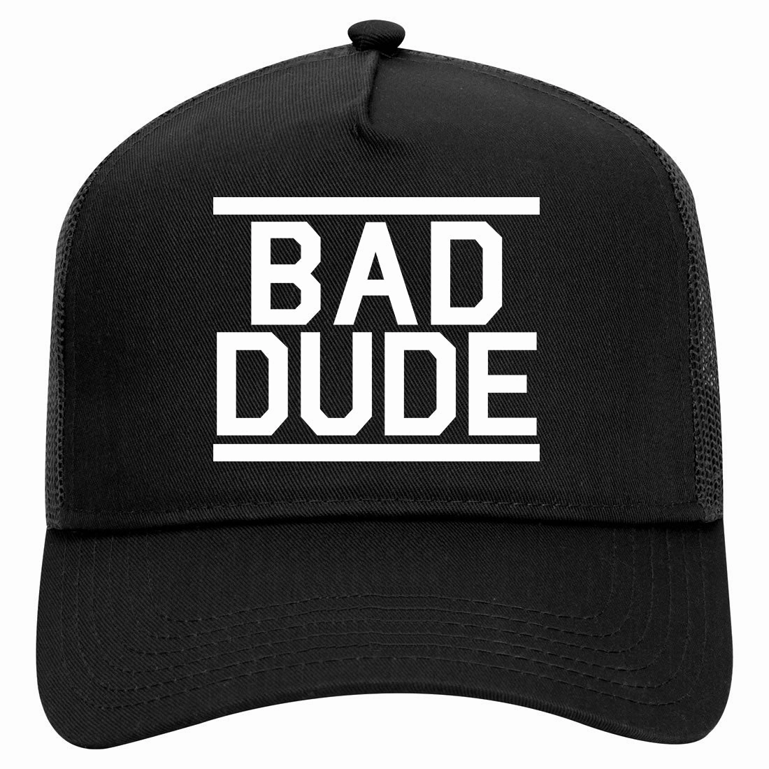 Bad Dude Retro Adult 5 Panel Mesh Trucker Hat