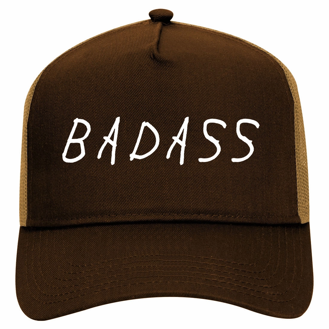 Badass Retro Adult 5 Panel Mesh Trucker Hat