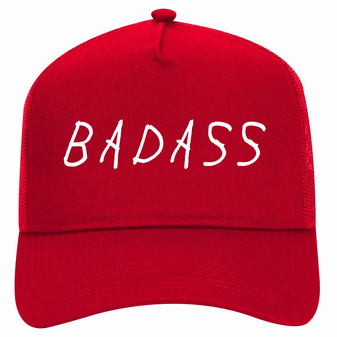 Badass Retro Adult 5 Panel Mesh Trucker Hat
