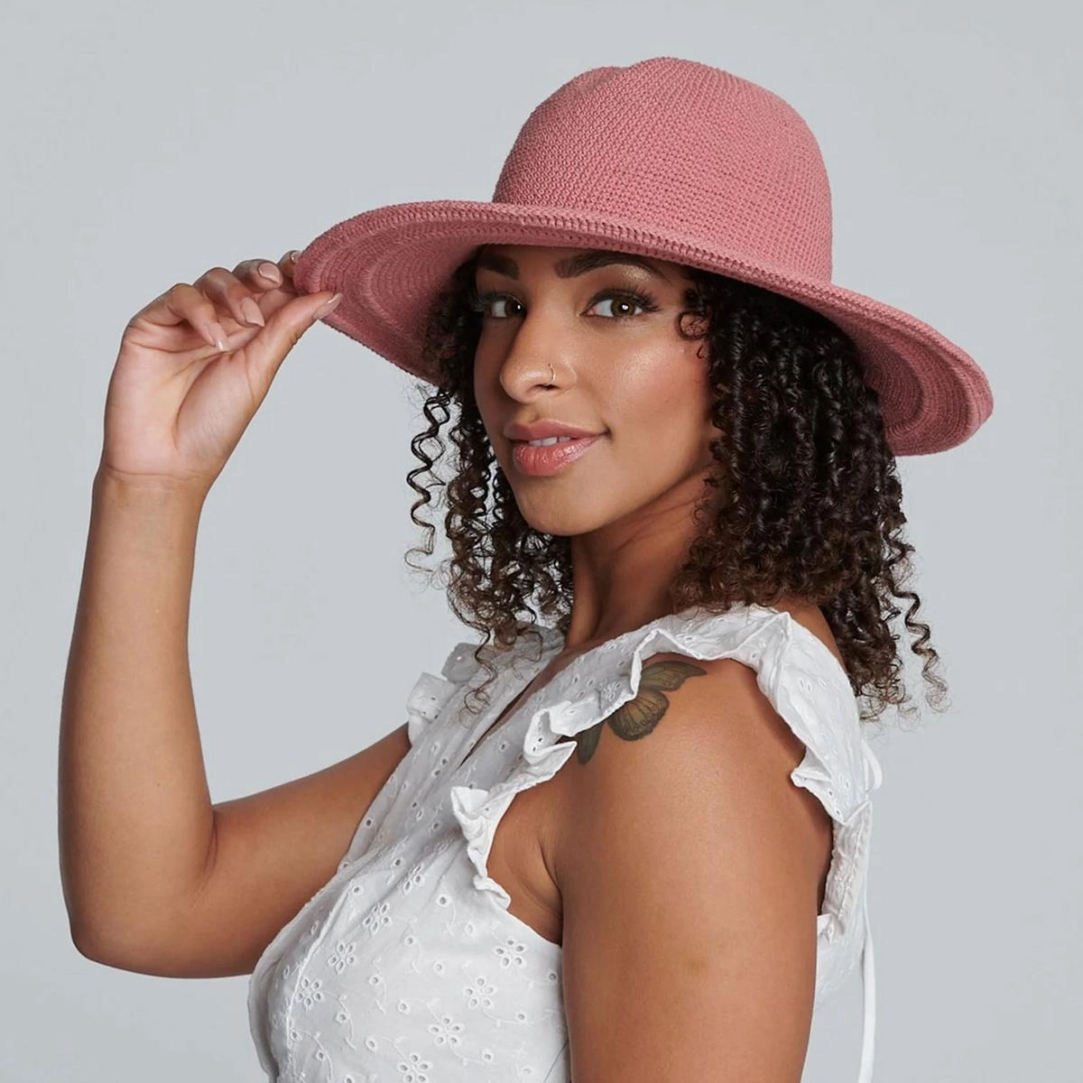 Bali Cotton Crochet Sun Hat