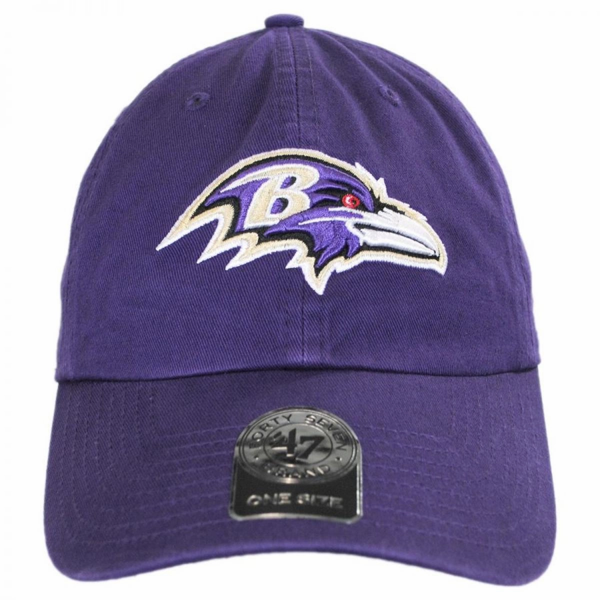 Baltimore Ravens NFL Clean Up Strapback Baseball Cap Dad Hat