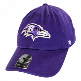 Baltimore Ravens NFL Clean Up Strapback Baseball Cap Dad Hat