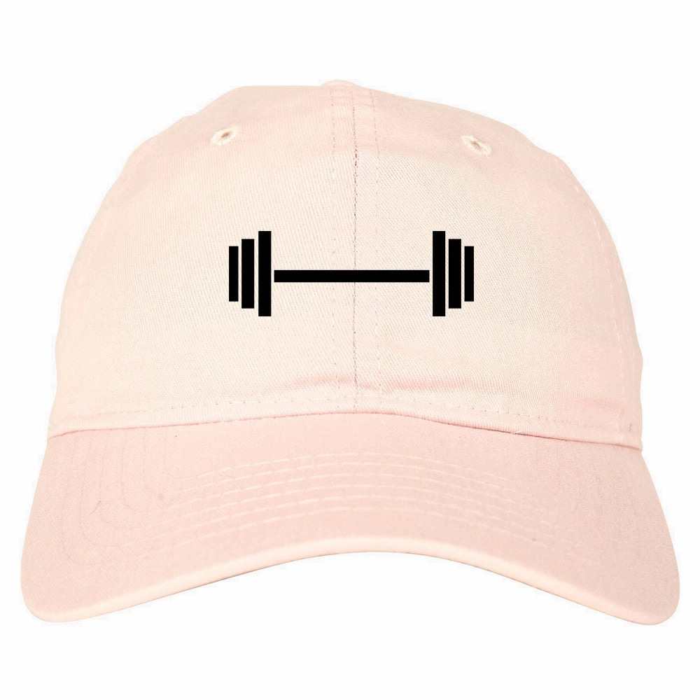 Barbell Workout Gym Mens Dad Hat Baseball Cap