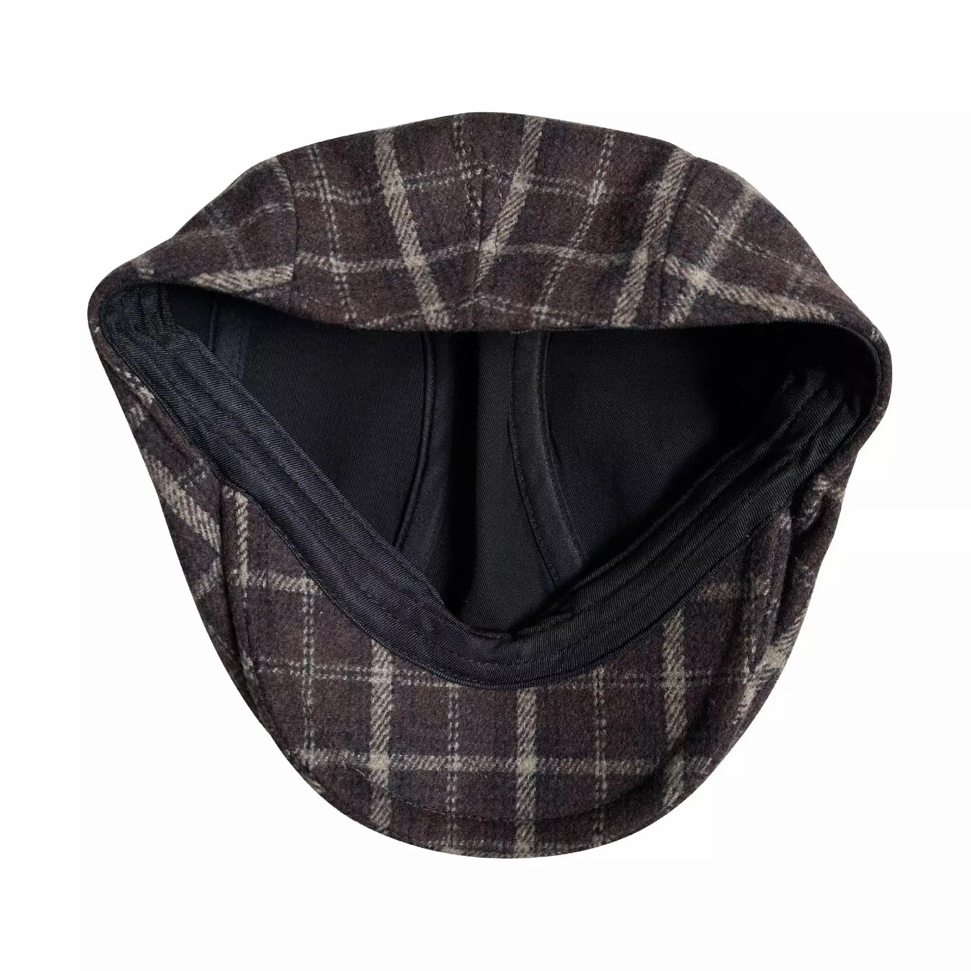 Barrow Gray Tartan Wool Flat Cap