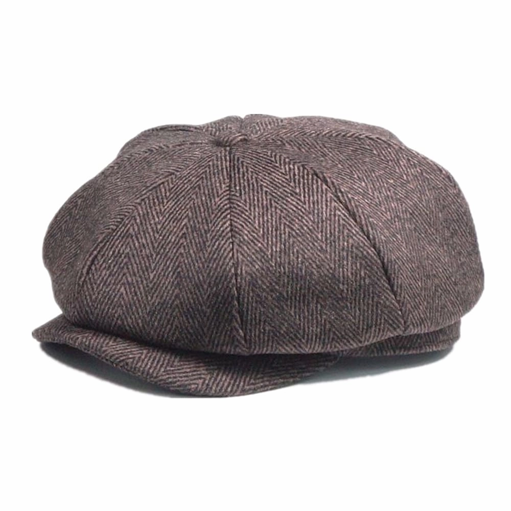 Baslow Wool Newsboy Cap