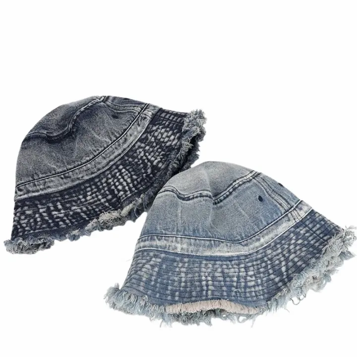 Basquiat Denim Bucket Hat