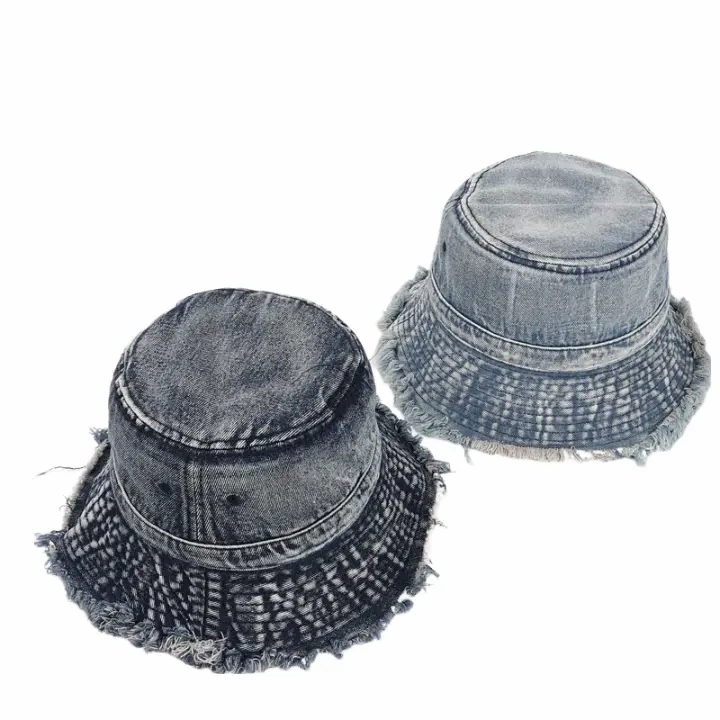 Basquiat Denim Bucket Hat