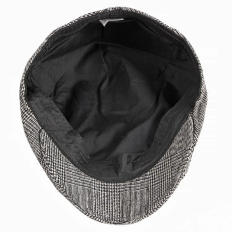 Baxley Plaid Cotton Flat Cap