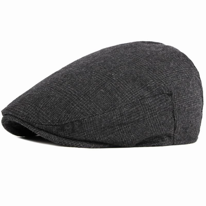 Baxley Plaid Cotton Flat Cap