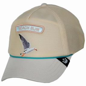 Beach Bum Mesh Trucker Snapback Baseball Cap
