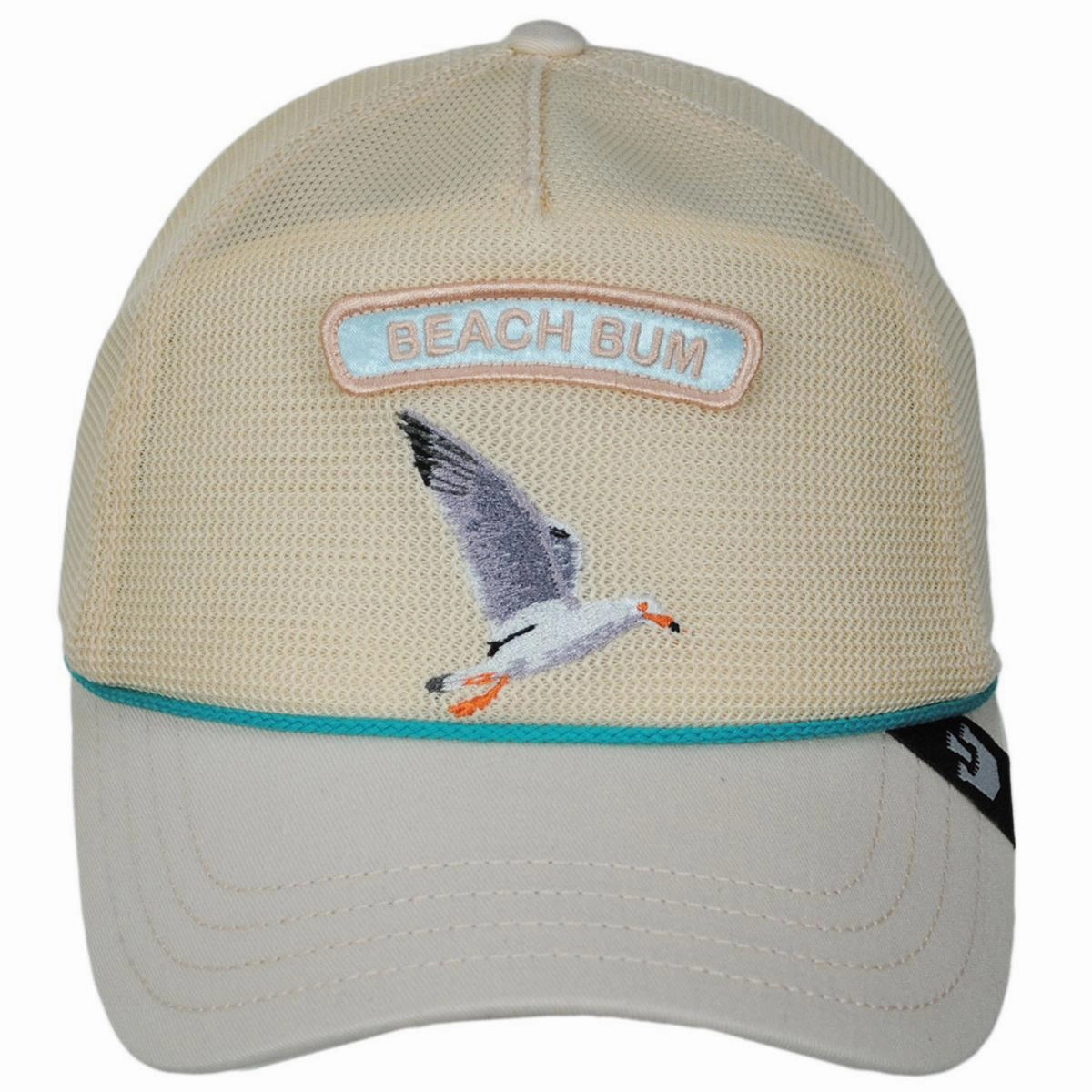 Beach Bum Mesh Trucker Snapback Baseball Cap