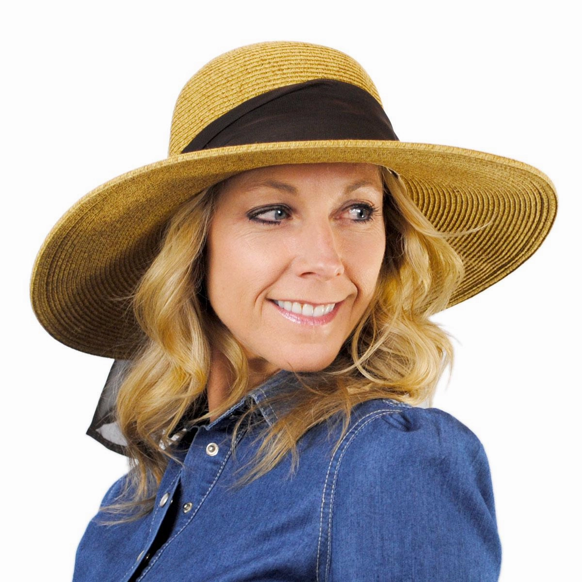 Beach Side Toyo Straw Sun Hat