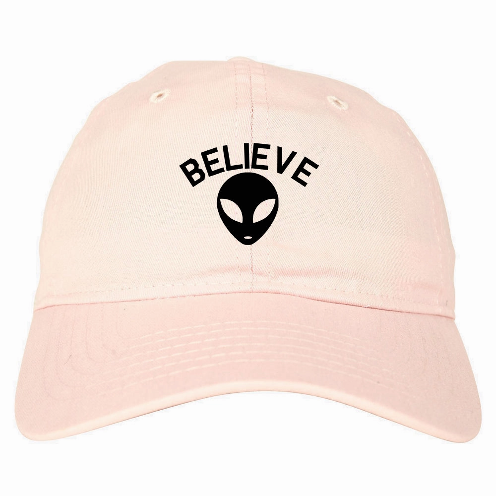 Believe Alien Mens Dad Hat Baseball Cap