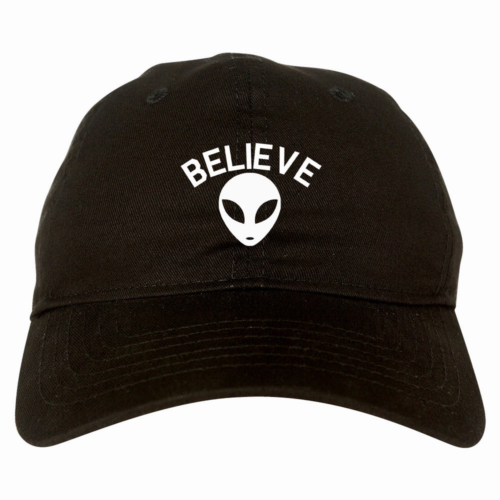 Believe Alien Mens Dad Hat Baseball Cap