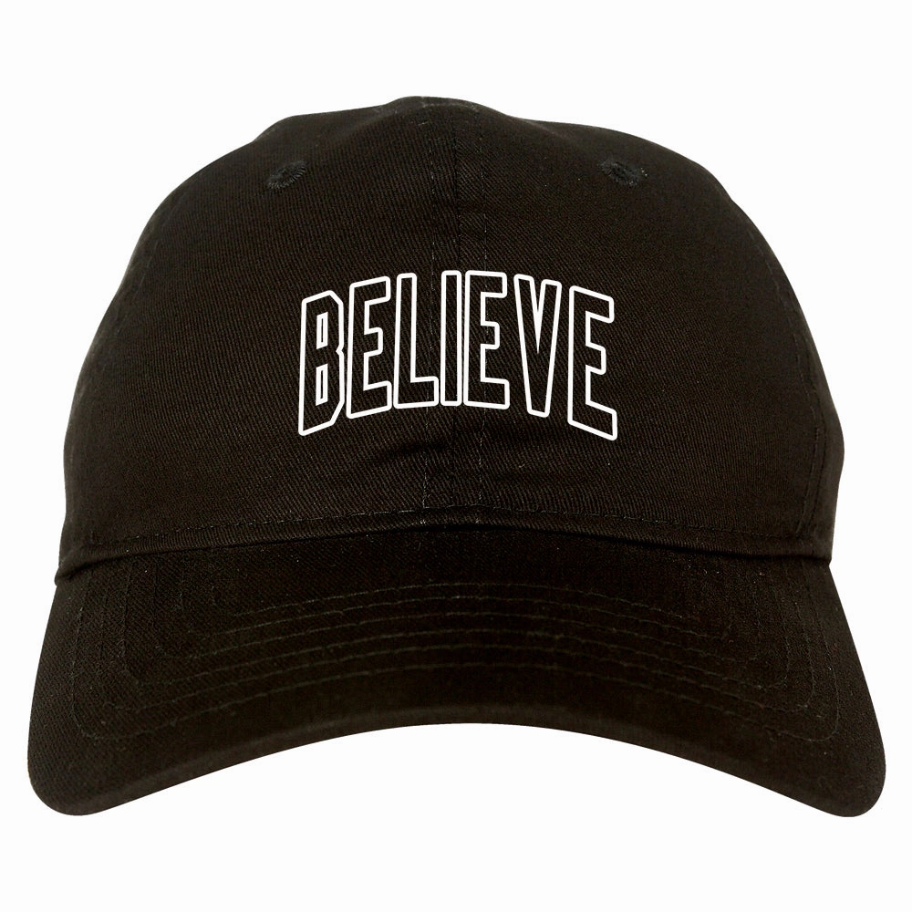 Believe Outline Mens Dad Hat