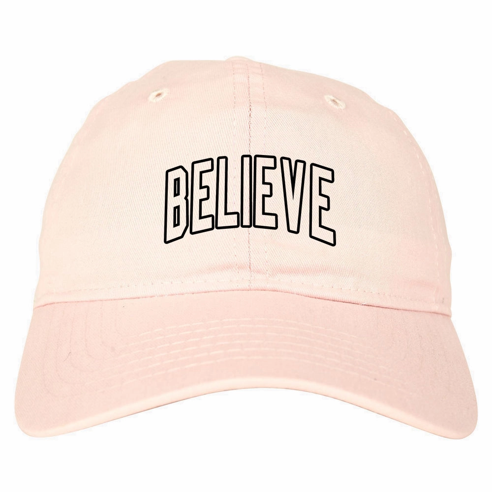 Believe Outline Mens Dad Hat