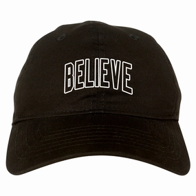 Believe Outline Mens Dad Hat