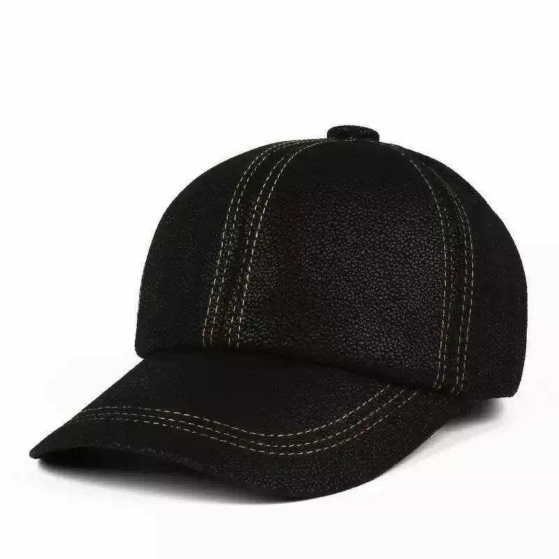 Bellingham Vintage Genuine Leather Baseball Cap