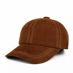 Bellingham Vintage Genuine Leather Baseball Cap