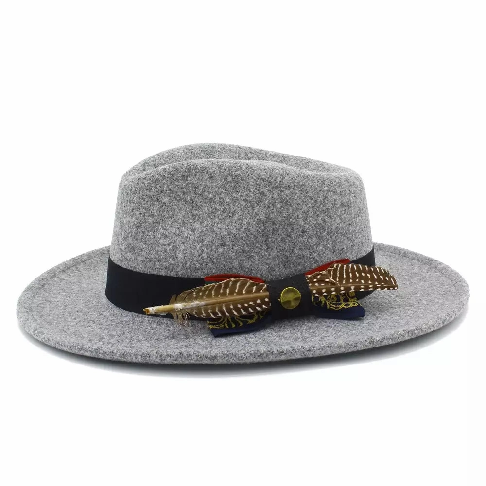 Benson Feathers Fedora Hat