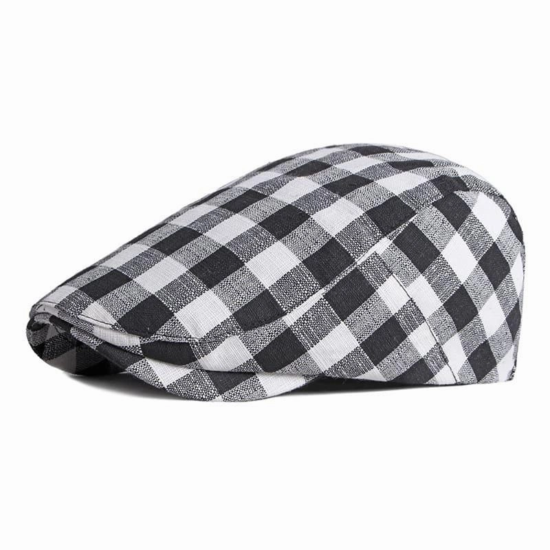 Berck Plaid Cotton Flat Cap