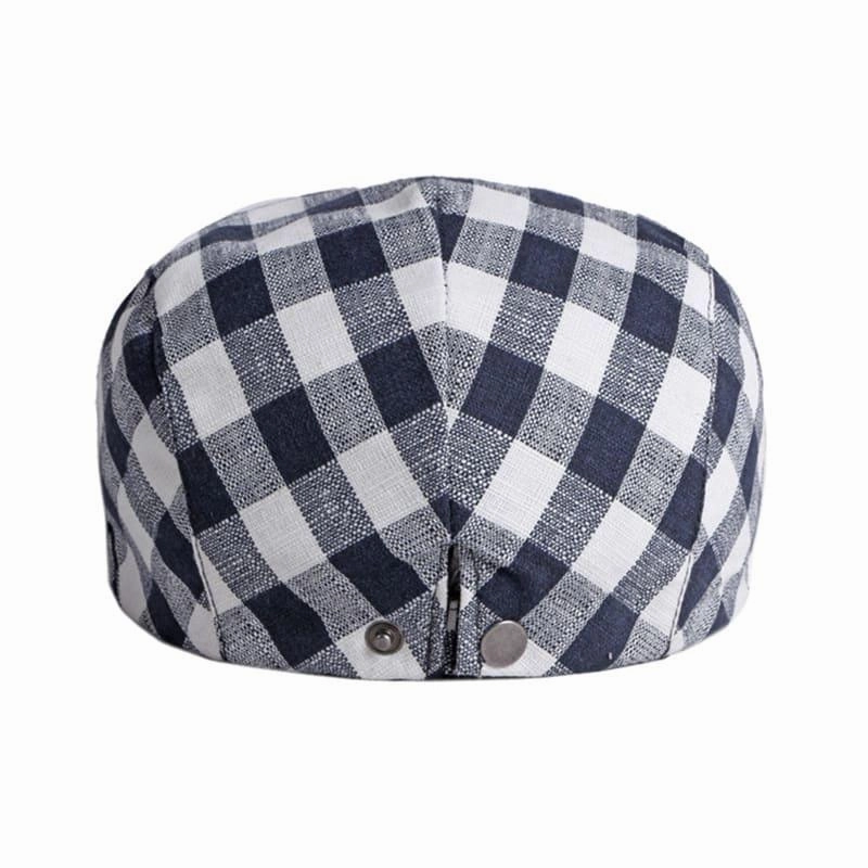 Berck Plaid Cotton Flat Cap
