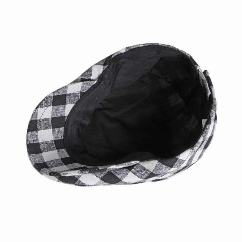 Berck Plaid Cotton Flat Cap