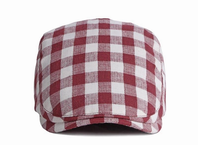 Berck Plaid Cotton Flat Cap