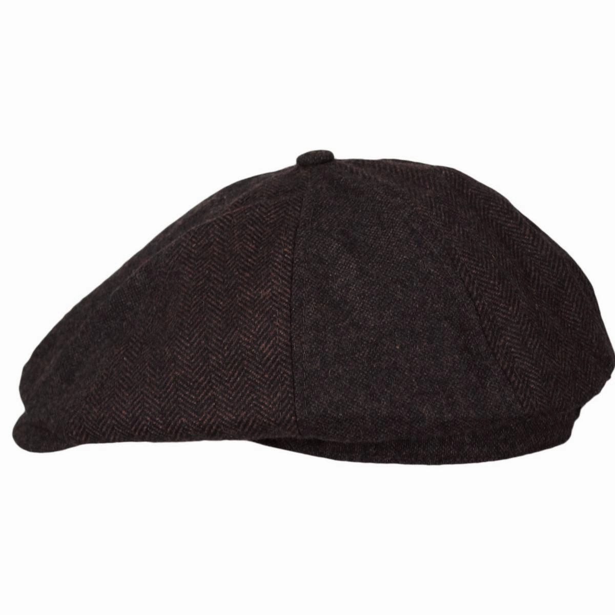 Berrycloth Wool Patchwork Newsboy Cap