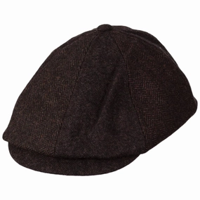 Berrycloth Wool Patchwork Newsboy Cap