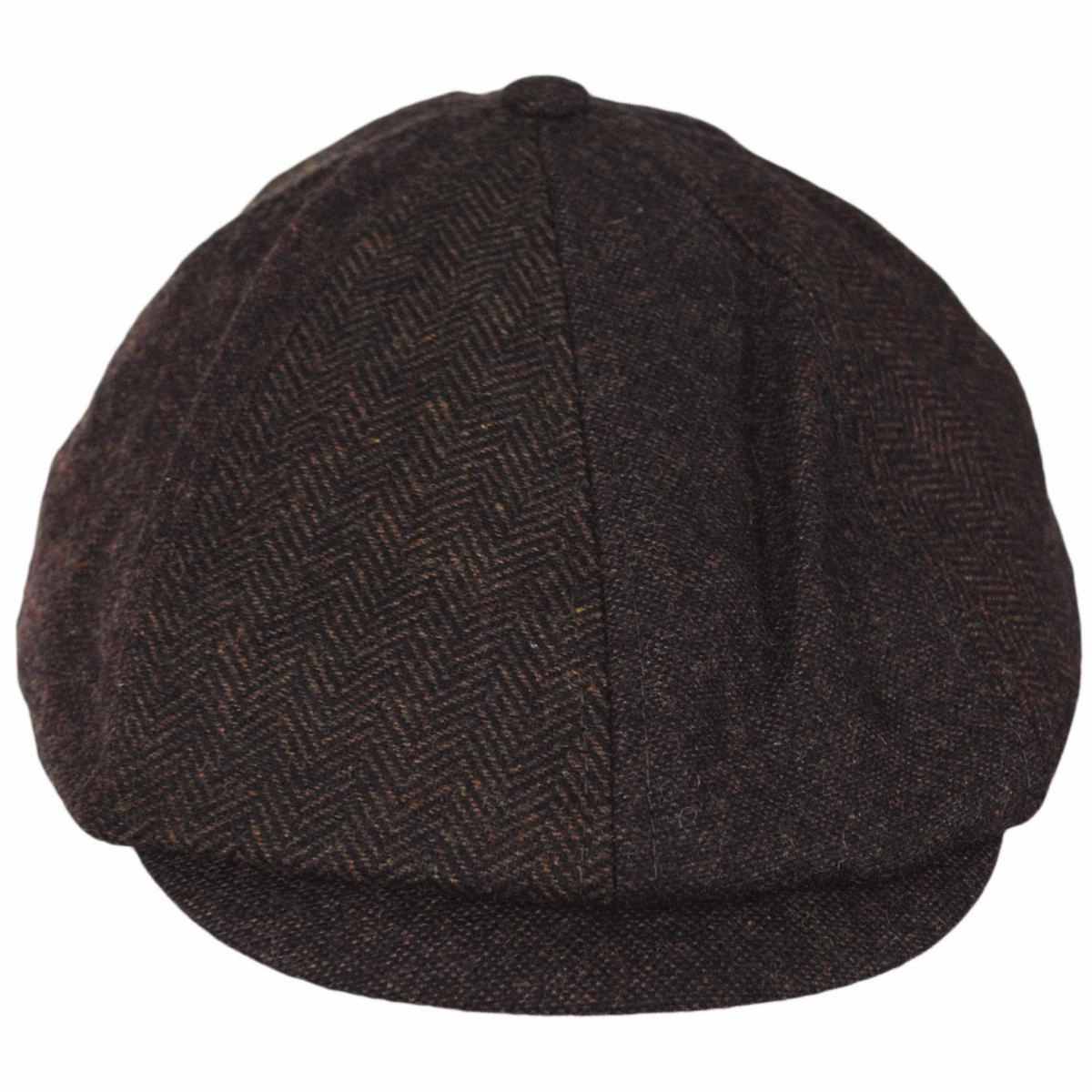 Berrycloth Wool Patchwork Newsboy Cap