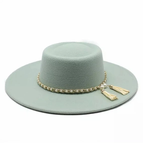 Besanzon Wide Brimmed Porkpie Hat