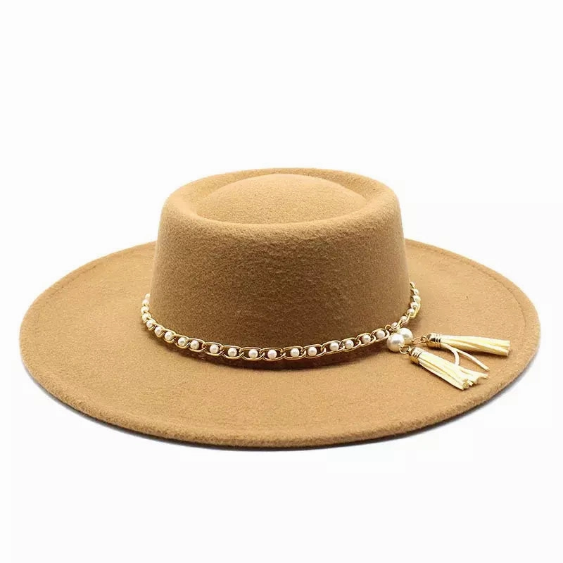 Besanzon Wide Brimmed Porkpie Hat