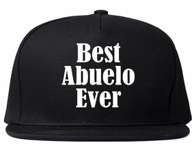 Best Abuelo Ever Grandpa Spanish Fathers Day Mens Snapback Hat