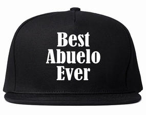Best Abuelo Ever Grandpa Spanish Fathers Day Mens Snapback Hat