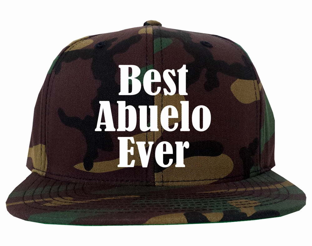 Best Abuelo Ever Grandpa Spanish Fathers Day Mens Snapback Hat