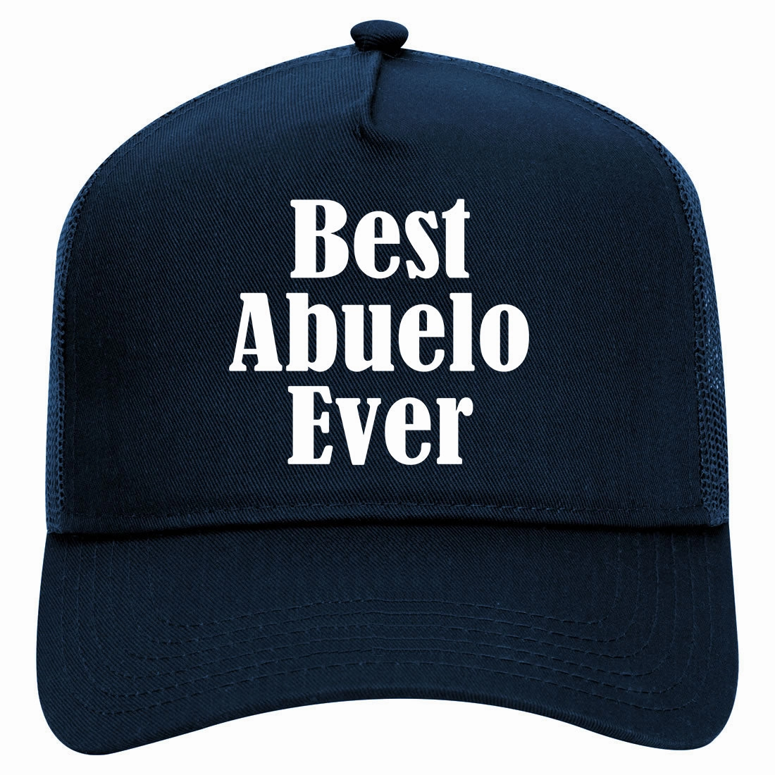 Best Abuelo Ever Grandpa Spanish Fathers Day Retro Adult 5 Panel Mesh Trucker Hat