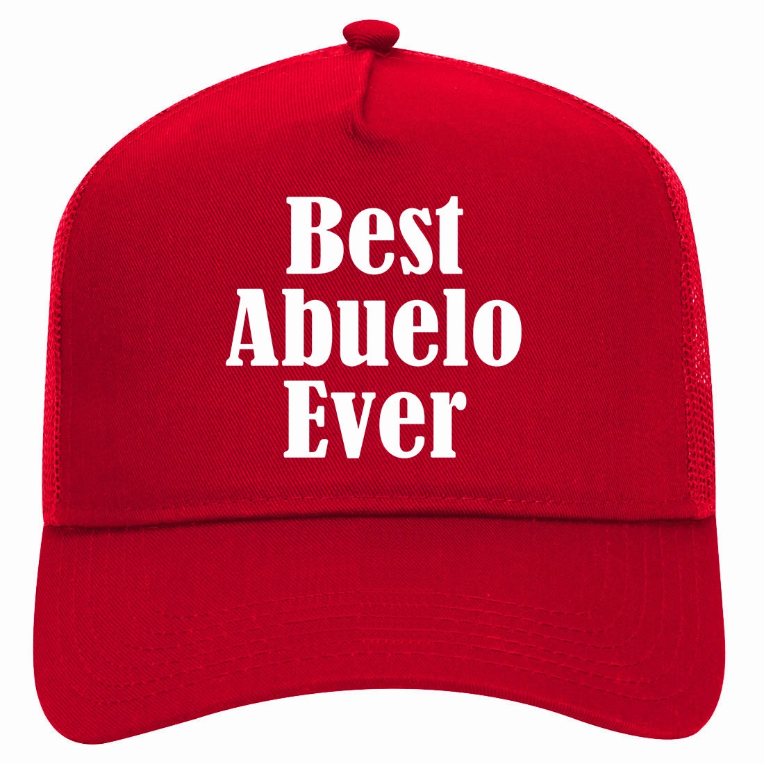 Best Abuelo Ever Grandpa Spanish Fathers Day Retro Adult 5 Panel Mesh Trucker Hat