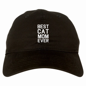 Best Cat Mom Ever Mens Dad Hat Baseball Cap