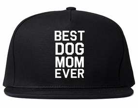 Best Dog Mom Ever Mens Snapback Hat