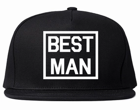 Best Man Bachelor Party Mens Snapback Hat