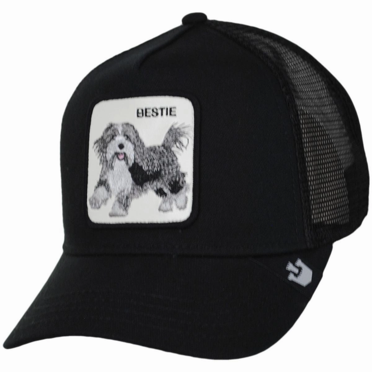 Bestie Dog Mesh Trucker Snapback Baseball Cap