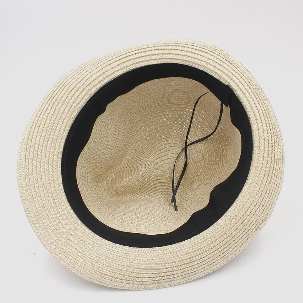 Bianco Summer Straw Trilby Hat
