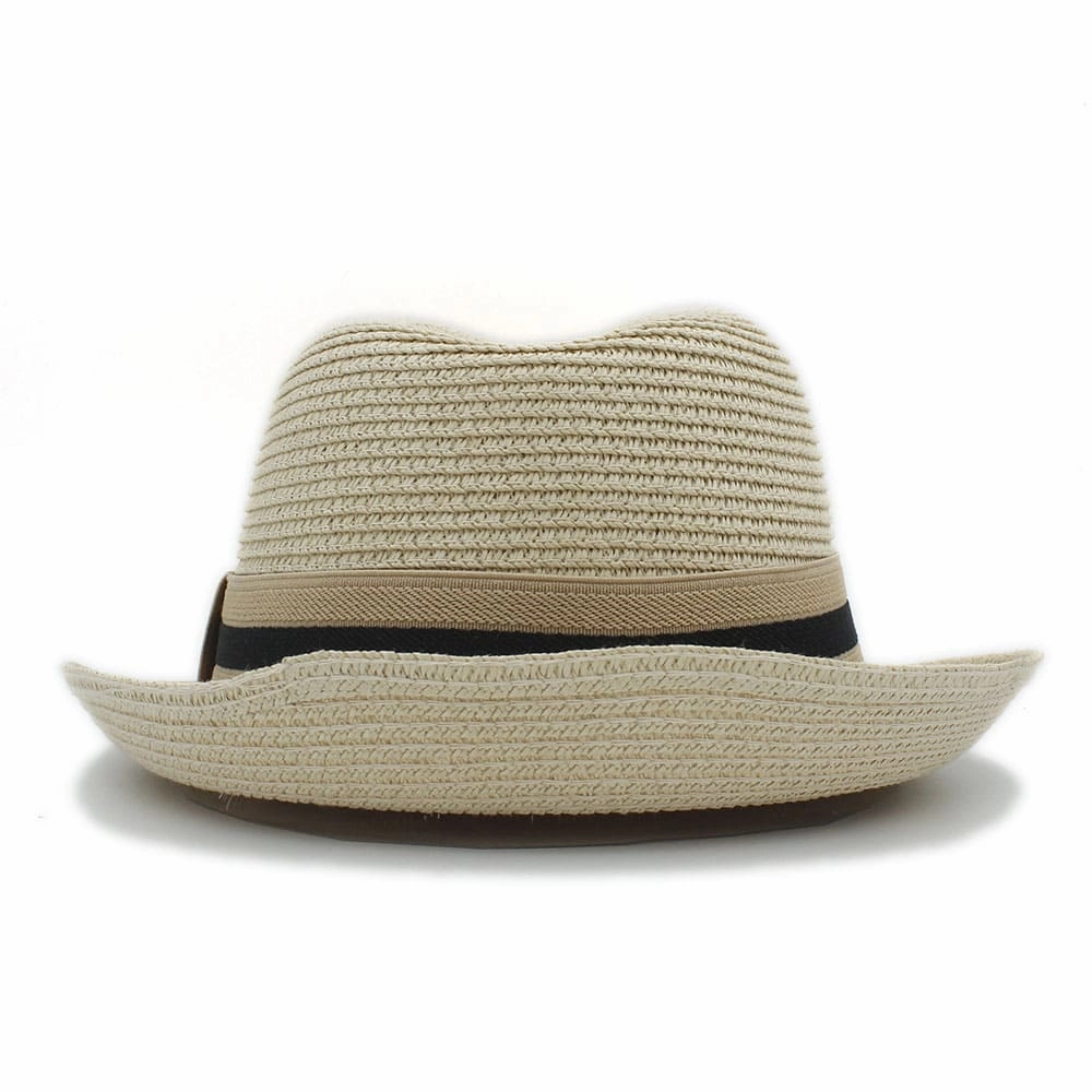 Bianco Summer Straw Trilby Hat