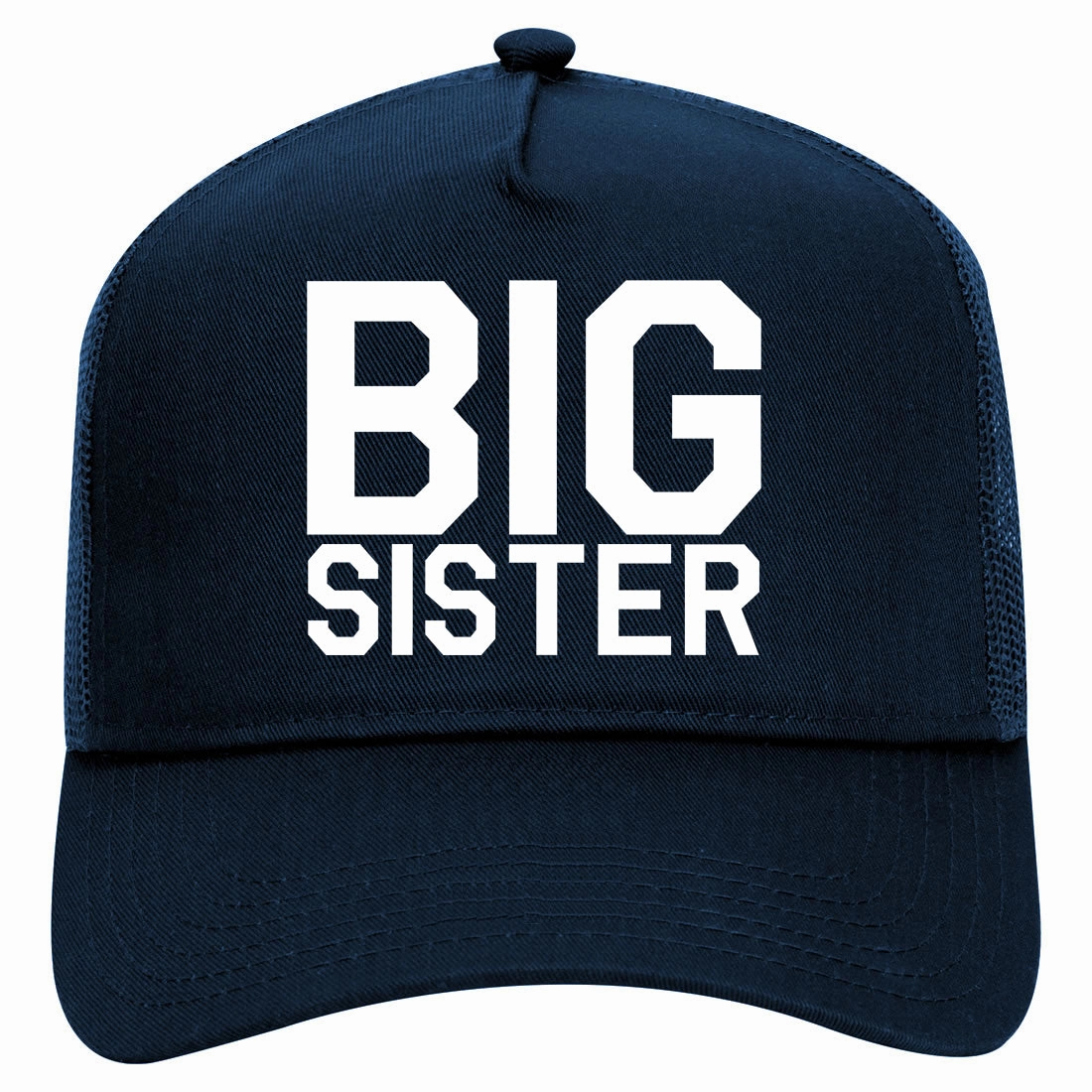 Big Sister Retro Adult 5 Panel Mesh Trucker Hat