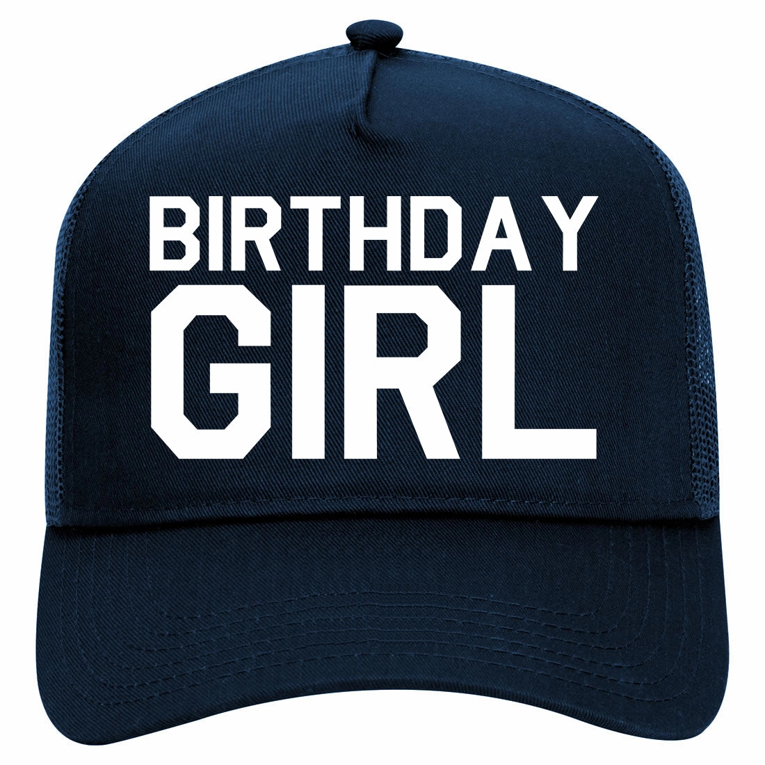 Birthday Girl Retro Adult 5 Panel Mesh Trucker Hat